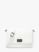 Cross Body Tas Caviar Leder Milano Wit caviar CA24061