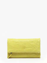 Portefeuille Leder Biba Geel wallet TOT2L