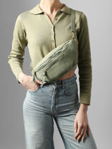 Heuptasje Leder Milano Groen velvet VE24119O-vue-porte