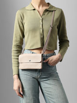 Cross Body Tas Caviar Leder Milano Beige caviar CA23067-vue-porte