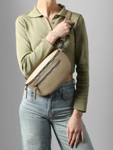 Heuptasje Caviar Leder Milano Beige caviar CA23111-vue-porte