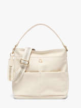 Schoudertas Soft Lulu castagnette Wit soft AISSAM