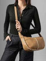 Cross Body Tas Brodery Miniprix Bruin brodery 19673-vue-porte
