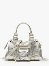 Cross Body Tas Nine Leder Milano Zilver nine NI24093O