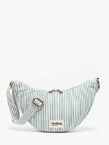 Cross Body Tas Rayures Katoen Hindbag Blauw rayures RA