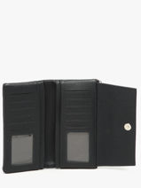 Portefeuille Met Portemonnee Grained Miniprix Zwart grained F5039-vue-porte