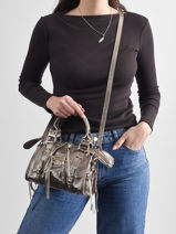 Cross Body Tas Nine Leder Milano Bruin nine NI24092O-vue-porte