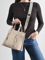 Handtas Zip Lulu castagnette Beige zip ALBERTO-vue-porte