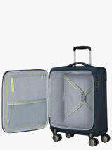 Handbagage American tourister Blauw wanderlite 158075-vue-porte