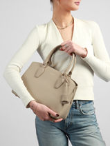 Handtas Dune Polyurethaan David jones Bruin dune CM7252-vue-porte