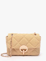 Cross Body Tas Moon Linnen Vanessa bruno Geel moon 70V40533