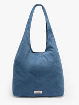Schoudertas Richelieu Gerecycleerd Katoen Rivedroite Blauw timeless RICHETIM