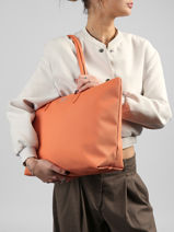 Schoudertas L.12.12 Concept Lacoste Oranje l.12.12 concept NF1888PK-vue-porte