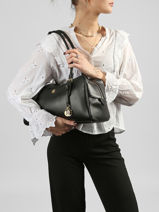 Schoudertas Dryden Leder Lauren ralph lauren Zwart dryden 31P06068-vue-porte