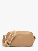 Cross Body Tas Th Essential Polyurethaan Tommy hilfiger Bruin th essential AW18370