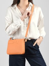 Cross Body Tas Milano Leder Nathan baume Oranje n city 3-vue-porte