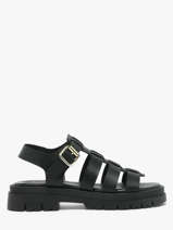 Sandalen Uit Leder Semerdjian Zwart women DELIA