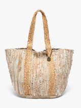 Schoudertas Estival Jute Le voyage en panier Veelkleurig estival PM937