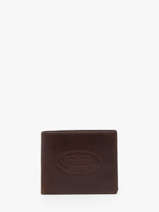 Portefeuille Leder Von dutch Bruin wallets OBLA