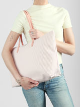 Schoudertas L.12.12 Concept Lacoste Roze l.12.12 concept NF5256SJ-vue-porte
