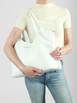 Schoudertas Aleksandra Valentino Wit aleksandra VBS9W901-vue-porte