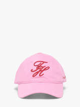 Pet Tommy hilfiger Roze th embroided AW18338