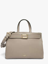 Handtas M Ang�le Leder Lancel Grijs angele A14017
