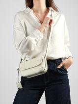Cross Body Tas S Victoire Leder Lancel Wit victoire A13991-vue-porte