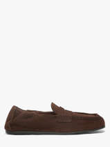 Mocassins Uit Leder Pavement Bruin women 1