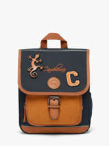 Rugzak 1 Compartiment Vintage Urban Cameleon Blauw vintage urban SD30