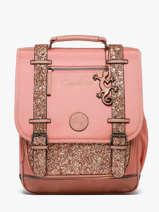 Rugzak Vintage Fantasy 2 Compartimenten Cameleon Roze vintage fantasy SD39