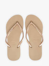 Tongs Slim Havaianas Beige women 4000030F