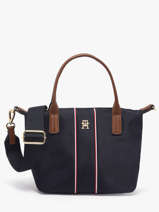 Cross Body Tas Popette Nylon Tommy hilfiger Blauw popette AW17707