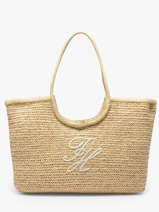 Schoudertas Th Elevated Summer Polyurethaan Tommy hilfiger Bruin th elevated summer AW18536