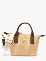 Cross Body Tas Popette Polyurethaan Tommy hilfiger Bruin popette AW18526