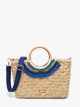 Cross Body Tas Monaco Stro Les tropeziennes Beige monaco TZ01