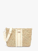 Cross Body Tas Monaco Stro Les tropeziennes Beige monaco TZ02