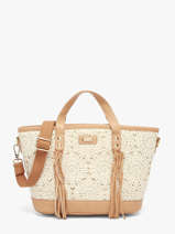 Handtas Antibes Katoen Les tropeziennes Beige antibes TZ01