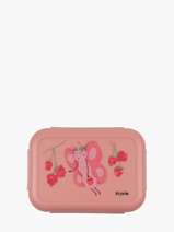 Lunchbox Met Clips Trixie Roze animals 66