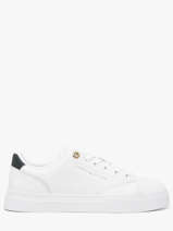 Sneakers Uit Leder Tommy hilfiger Wit women 91050K6