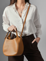 Longchamp Le foulonn� Handtas Bruin-vue-porte