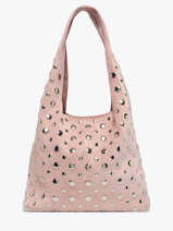 Schoudertas Suede Miniprix Roze suede F9928