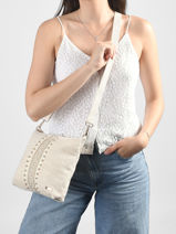 Cross Body Tas Bandol Katoen Les tropeziennes Beige bandol TZ02-vue-porte