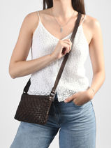 Cross Body Tas Heritage Leder Biba Bruin heritage KA9-vue-porte