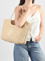 Schoudertas Th Elevated Summer Polyurethaan Tommy hilfiger Bruin th elevated summer AW18536-vue-porte