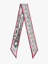 Foulard Lancel Wit 150 ans A14137