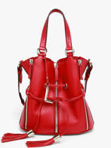 Handtas 150 Ans Leder Lancel Rood 150 ans A14098