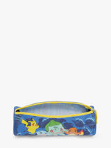 Pennenzak 1 Compartiment Pokemon Blauw pokemon & friends 26KK207P-vue-porte