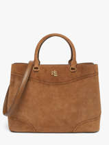 Handtas Dryden Leder Lauren ralph lauren Bruin dryden 31P15645