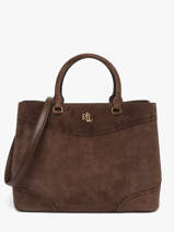 Handtas Dryden Leder Lauren ralph lauren Bruin dryden 31P15645